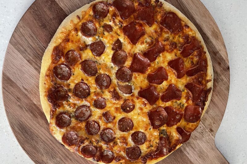 Homemade Pepperoni Pizza